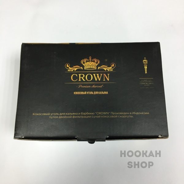 Уголь для кальяна Crown - биги 72 шт в пачке